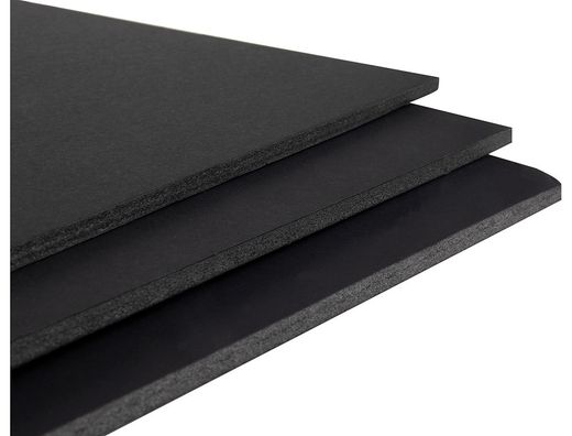 Carton Pluma Liderpapel Negro Doble Cara 50X70 cm Espesor 5 Mm