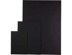 Carton Pluma Liderpapel Negro Doble Cara 50X70 cm Espesor 5 Mm