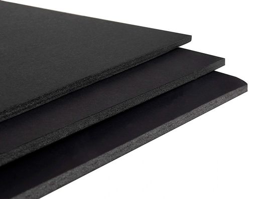 Carton pluma liderpapel negro doble cara 70x100cm espesor 5 mm