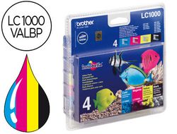 Cartucho Brother Original 1000VALBP multipack 4 colores