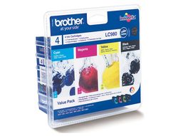 Cartucho Brother Original 980VALBP multipack 4 colores