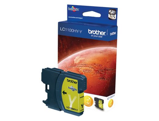 Cartucho Brother Original color amarillo Ref. 1100HYY