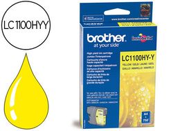 Cartucho Brother Original color amarillo Ref. 1100HYY