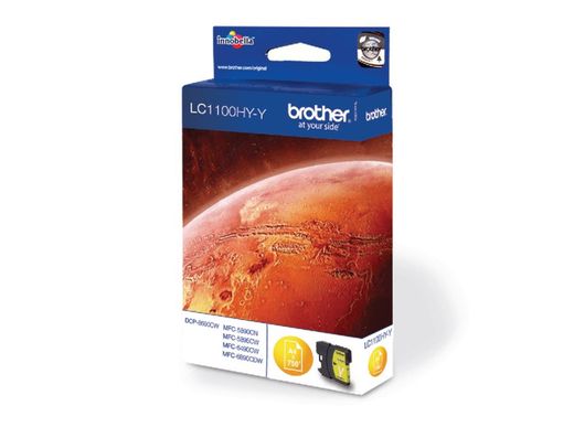 Cartucho Brother Original color amarillo Ref. 1100HYY
