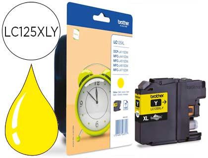Cartucho Brother Original LC127XLYBP tinta amarilla