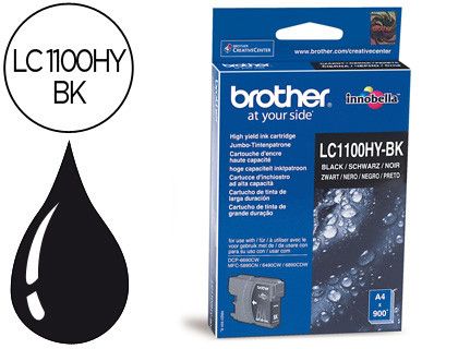 Cartucho Brother Original negro LC1100HYBK