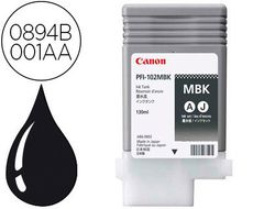 Cartucho Canon original negro mate PFI102MBK