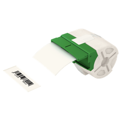 Cartucho de cinta continua de papel Leitz Icon. Papel blanco, adhesivo removible, 22 m de longitud 88 mm. de ancho, blanco