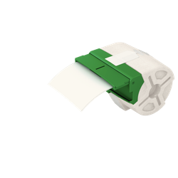 Cartucho de cinta continua de papel Leitz Icon. Papel blanco, adhesivo removible, 22 m de longitud 88 mm. de ancho, blanco