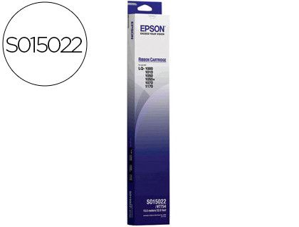 Cartucho de cinta Epson original 7754 negro C13S015022