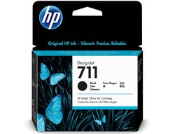 Cartucho de tinta original HP 711 negro CZ133A