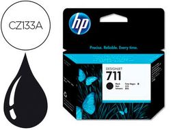 Cartucho de tinta original HP 711 negro CZ133A