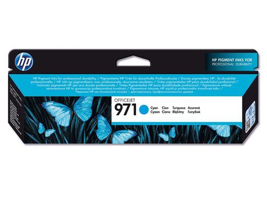 Cartucho de tinta original HP 971 cian CN622AE