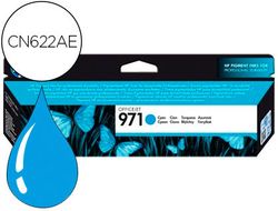 Cartucho de tinta original HP 971 cian CN622AE
