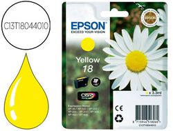 Cartucho Epson inkjet amarillo CLARIA 18