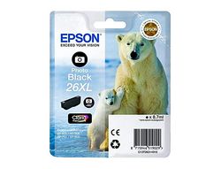 Cartucho Epson inkjet negro foto Claria Premium 26XL