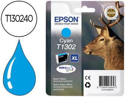 Cartucho Epson inyección cián 10,1ml T130