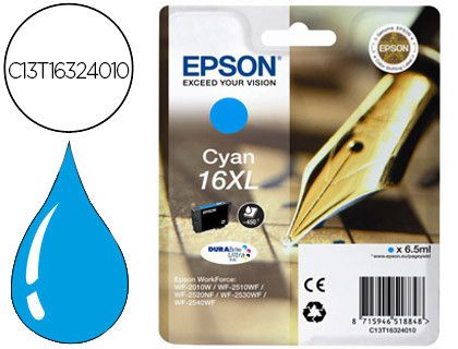 Cartucho Epson inyección cián 16XL