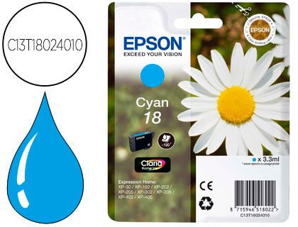Cartucho Epson inyección cián 3,3ml