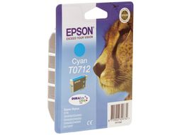 Cartucho Epson inyección cián 5,5ml T0712