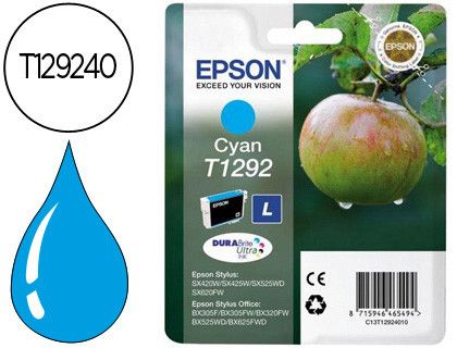 Cartucho Epson inyección cián 7ml T129 S