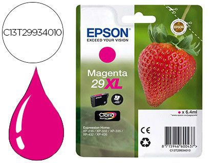 Cartucho Epson inyección magenta 6,4ml C13T29934012