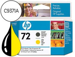 Cartucho HP original C9384A negro mate+amarillo Nº 72