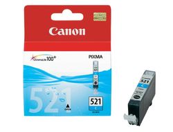 Cartucho inyección de tinta original Canon CLI-521C cian 2934B001