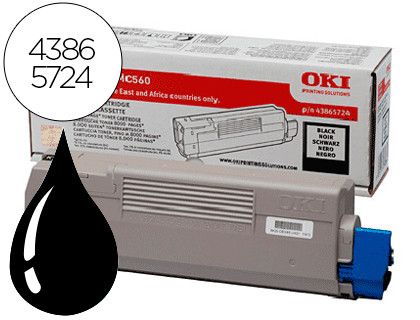 Cartucho negro Oki Ref. MC43865724