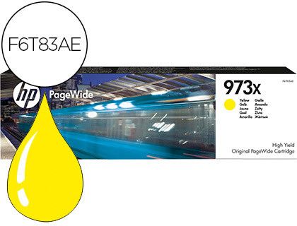 Cartucho original HP 973x amarillo F6T83AE