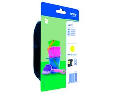 Cartucho tinta Brother amarilla LC221YBP