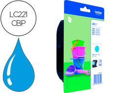 Cartucho tinta Brother azul LC221CBP
