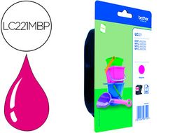 Cartucho tinta Brother magenta LC221MBP