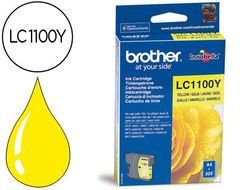 Cartucho tinta Brother original amarillo LC1100Y