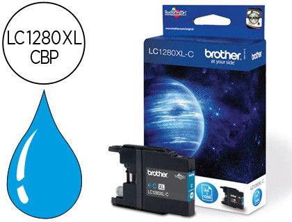 Cartucho tinta Brother original cian LC1280XLC