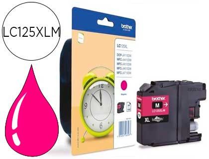 Cartucho tinta Brother original LC127XLMBP magenta