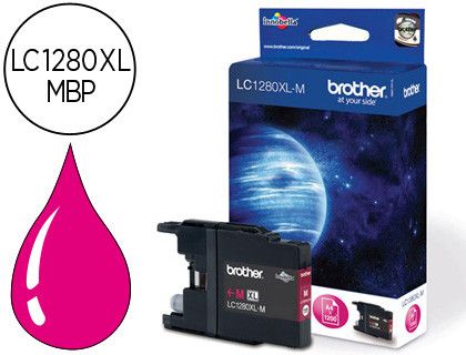 Cartucho tinta Brother original magenta LC 1280XLM