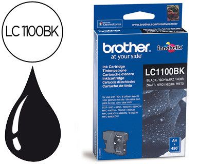 Cartucho tinta Brother original negro LC1100BK
