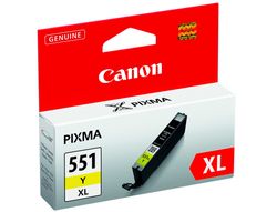 Cartucho tinta Canon original amarillo CLI-551XL