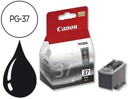 Cartucho tinta Canon original negro PG-37 2145B001