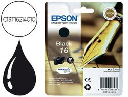 Cartucho tinta Epson original negro C13T16214010
