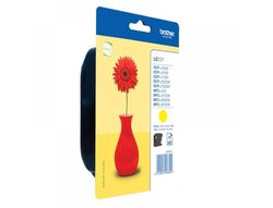 Cartucho tinta original Brother LC121YBP amarillo