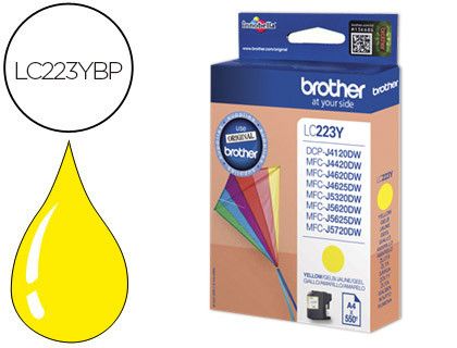 Cartucho tinta original Brother LC223Y Amarillo