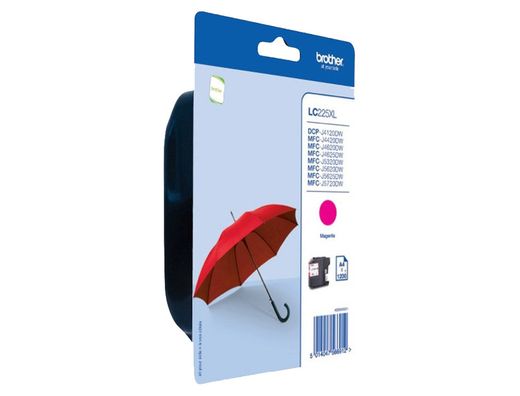 Cartucho tinta original Brother LC225XLMBP magenta