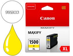 Cartucho tinta original Canon PGI-1500 xl amarillo 9195b001aa