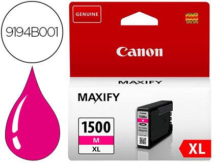 Cartucho tinta original Canon PGI-1500 XL magenta 9194b001aa