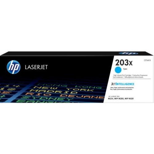 Cartucho toner Original HP LaserJet 203X cyan de alta capacidad