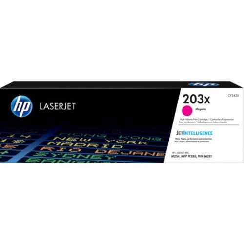 Cartucho toner Original HP LaserJet 203X magenta de alta capacidad