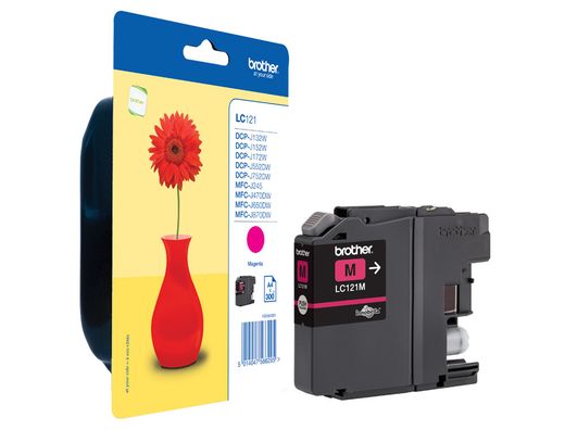 Cartuchos inyeccion Brother Innobella Magenta LC121MBP