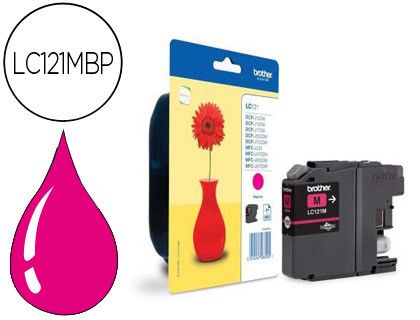 Cartuchos inyeccion Brother Innobella Magenta LC121MBP
